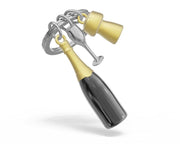 Şampanya Kadeh Anahtarlık Siyah Bonvagon