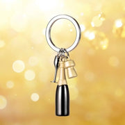 Şampanya Kadeh Anahtarlık Siyah Bonvagon