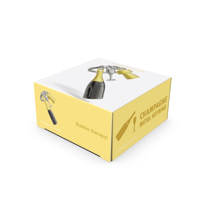 Şampanya Kadeh Anahtarlık Siyah Bonvagon