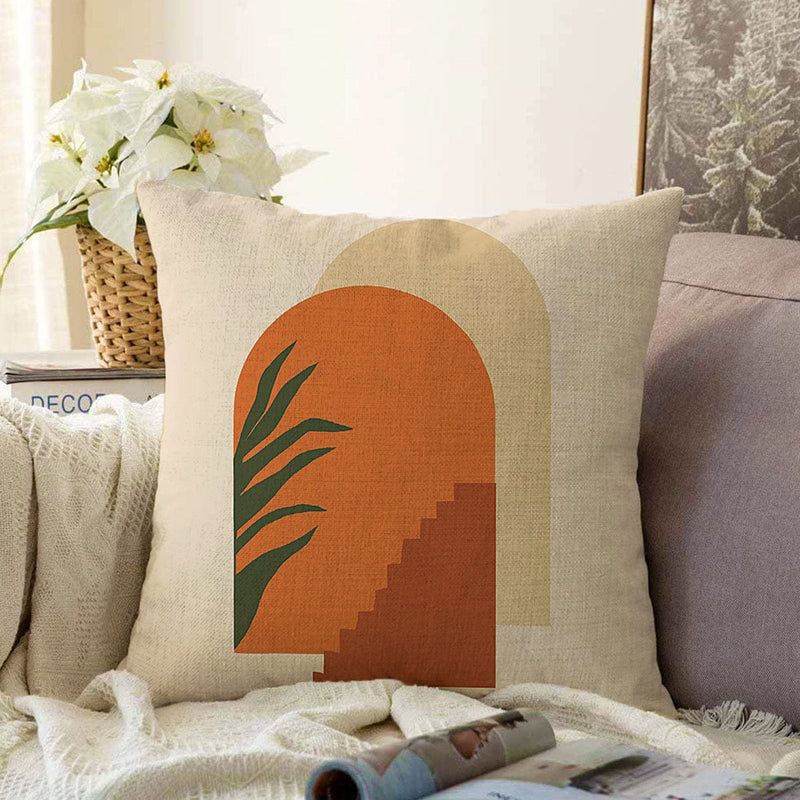 Sanatsal Özel Tasarım Dijital Baskılı Modern Raşel Kadife Yastık Kırlent Kılıfı Bonvagon