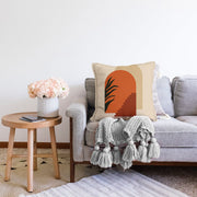 Sanatsal Özel Tasarım Dijital Baskılı Modern Raşel Kadife Yastık Kırlent Kılıfı Bonvagon