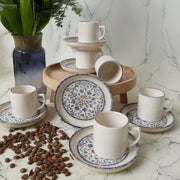 Sapphire Nordic Kahve Takımı 12 Parça 6 Kişilik Bonvagon