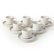 Sapphire Stackable Çay Takımı 12 Parça 6 Kişilik Bonvagon