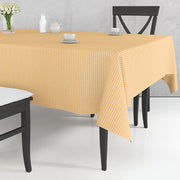 Sarı Beyaz Pöti Kareli Masa Örtüsü %100 Pamuk 170x170cm Bonvagon