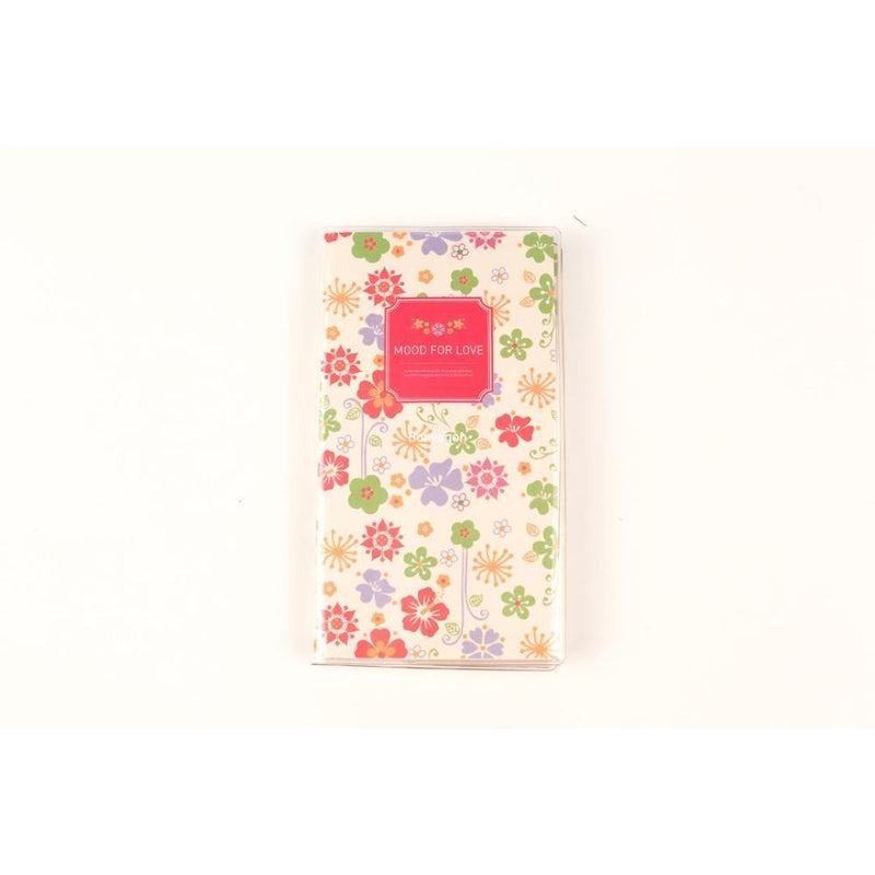 Sarı Çiçekli Küçük Defter 86x160mm Bonvagon