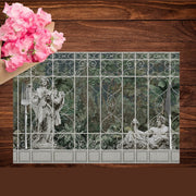 Sculptures Heykeller 4'lü İnce Keten Kumaş Amerikan Servisi 50x35cm Bonvagon