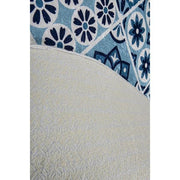 Seramik Dijital Baskılı 100cm Banyo Halısı, Kaymaz Taban, Yıkanabilir Bonvagon