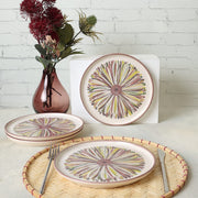 Serene Flower Nordıc Pasta Tabağı 22 Cm 4 Adet 22983 Bonvagon