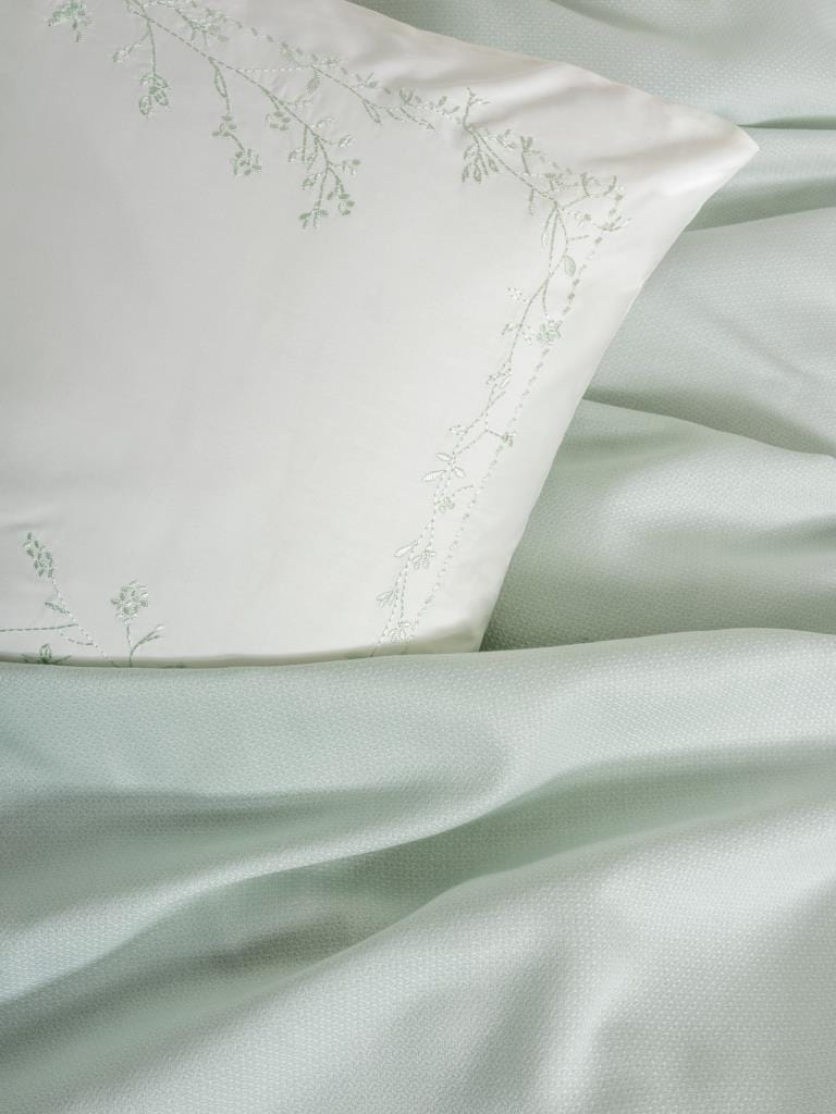 Serenity Bambu Çift Kişilik Pike Takımı Brisa Mint 4 Adet Yastık Kılıfı Bonvagon