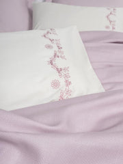 Serenity Bambu Çift Kişilik Pike Takımı Vaila Lila 4 Adet Yastık Kılıfı Bonvagon