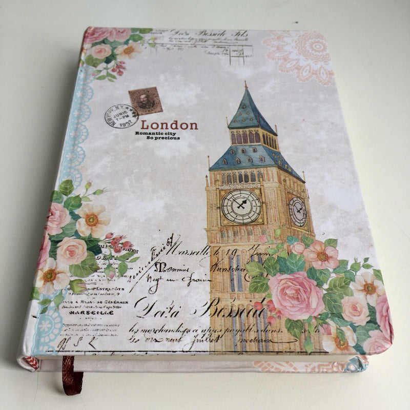 Sert Kapaklı London Defter 11x15cm Bonvagon