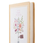 Sert Kapaklı Sarı Çiçekli Defter Bonvagon