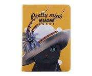 Sert Kapaklı Sarı Kedili Defter 108x148mm Bonvagon