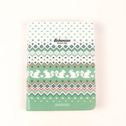 Sert Kapaklı Yeşil Desenli Defter 108x148mm Bonvagon