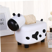 Sevimli İnek Tasarımlı Mıknatıslı Tuzluk ve Peçetelik Bonvagon