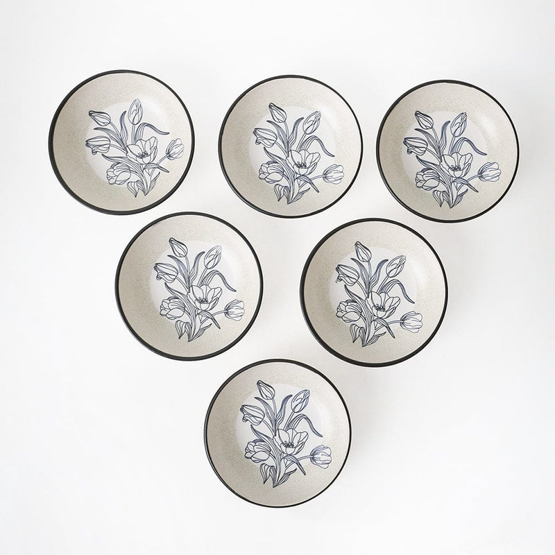 Shade Flowers Halka Sosluk / Çerezlik 13cm 6 Adet Bonvagon