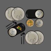 Shade Flowers Kahvaltı Takımı 10 Parça 4 kişilik Bonvagon