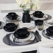 Shadowy Yemek Takımı 24 Parça 6 Kişilik Bonvagon