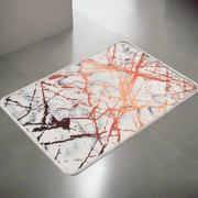 Shine Dijital Baskılı 40x60cm Banyo Paspas ve Halısı, Kaymaz Taban, Yıkanabilir Bonvagon