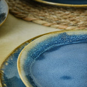 Shizen Mavi Organik Yemek Takımı 18 Parça 6 Kişilik Bonvagon