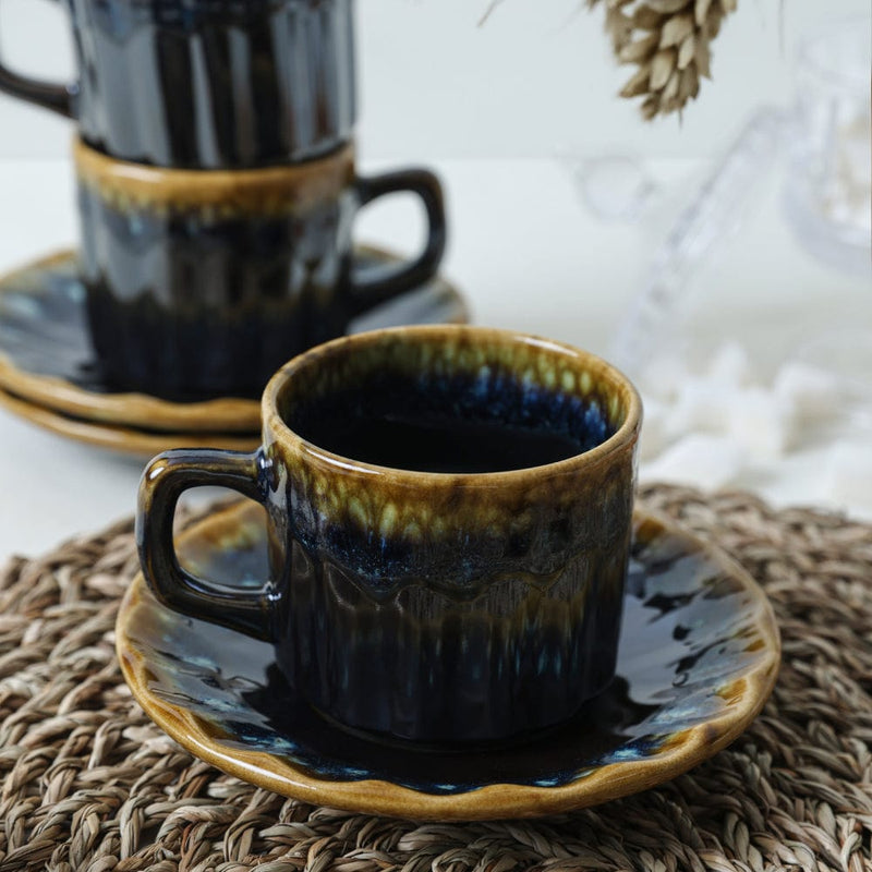 Shizen Siyah Sirius Çay Takımı 12 Parça 6 Kişilik Bonvagon