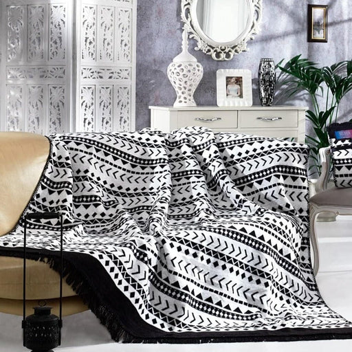 Silver Collection Çift Kişilik Pamuklu Battaniye 180x220 Erica