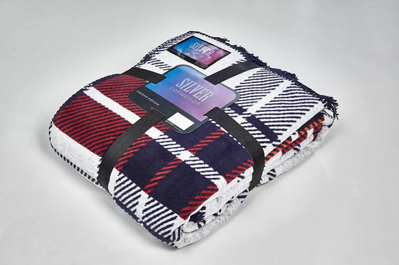 Silver Collection Çift Kişilik Pamuklu Battaniye 180x220 Lou Aksu