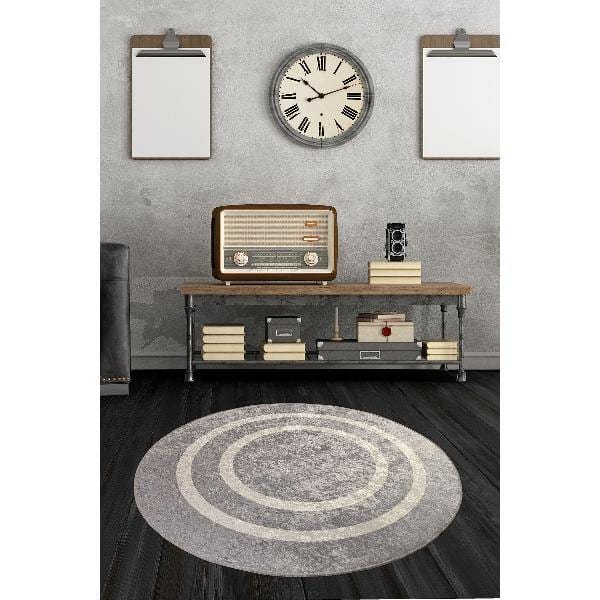 Silver Dijital Baskılı Halı, Kaymaz Taban, Yıkanabilir Bonvagon