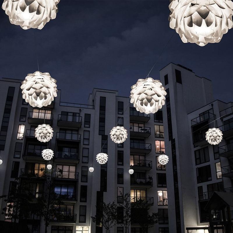 Silvia Avize Gri 50cm Aydınlatma Lambader Bonvagon