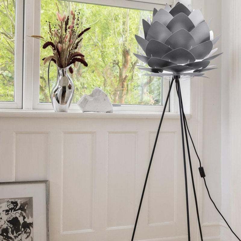 Silvia Avize Mini Gri 32cm, Aydınlatma, Lambader, Masa Lamba Başlığı Bonvagon