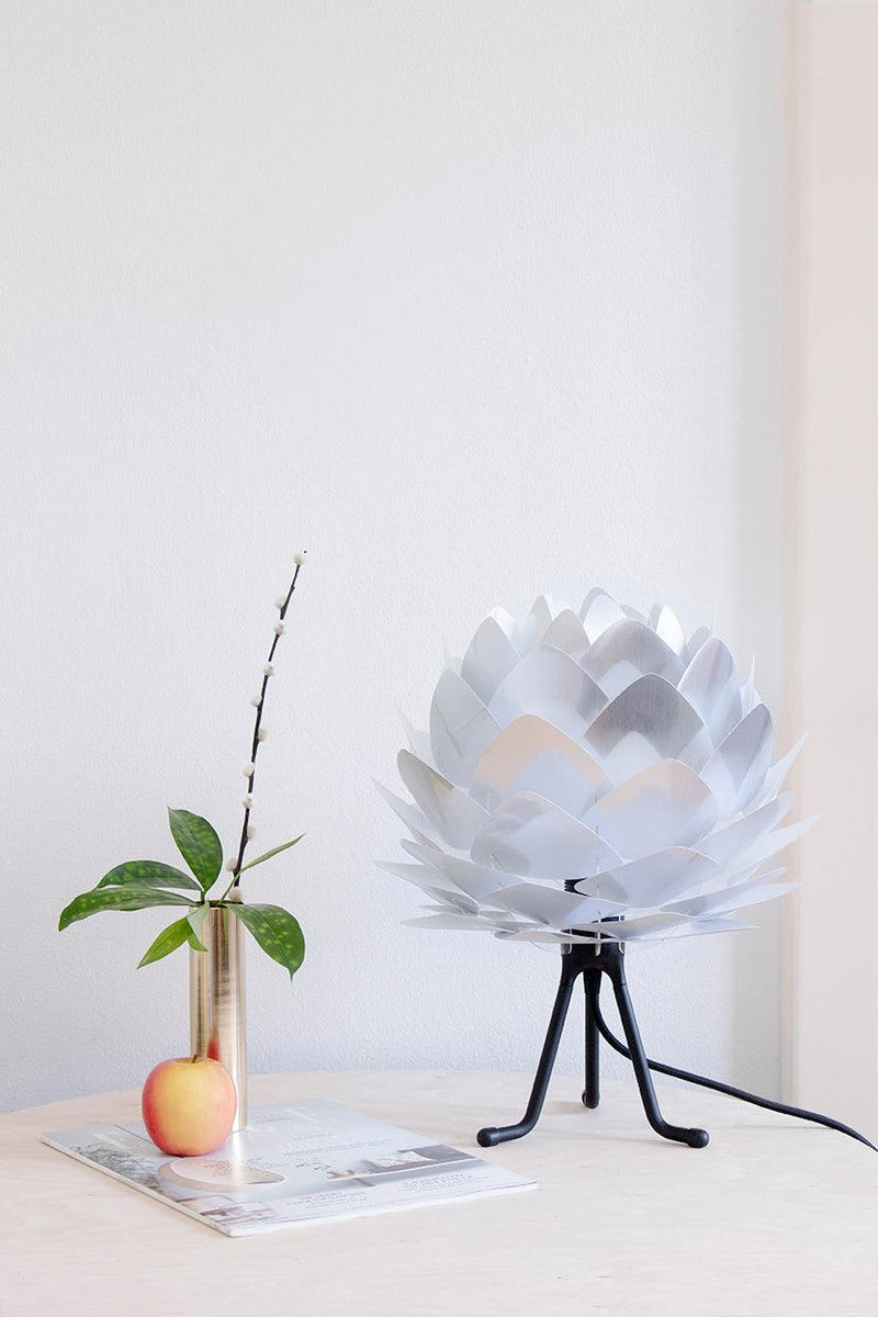 Silvia Avize Mini Metalik Gri 32cm, Aydınlatma, Lambader, Masa Lamba Başlığı Bonvagon