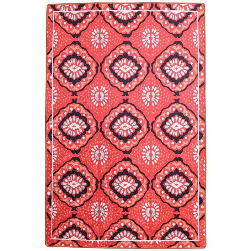 Simba Dijital Baskılı Yatak Odası Halısı, Kaymaz Taban, Yıkanabilir Bonvagon