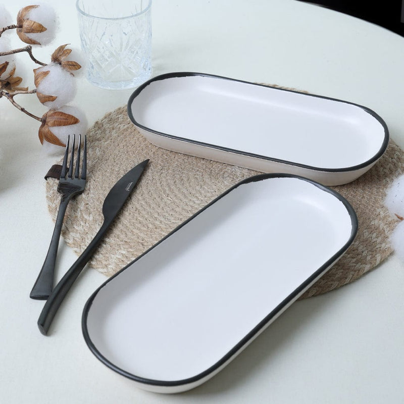 Simply Noyan Kayık Tabak 26cm 2 Adet Bonvagon