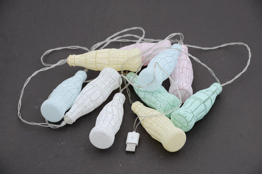 Şişe Led Işık Gece Lambası 215 Cm (10 adet Şişe) USB girişli Bonvagon