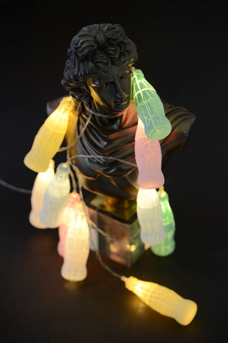 Şişe Led Işık Gece Lambası 215 Cm (10 adet Şişe) USB girişli Bonvagon