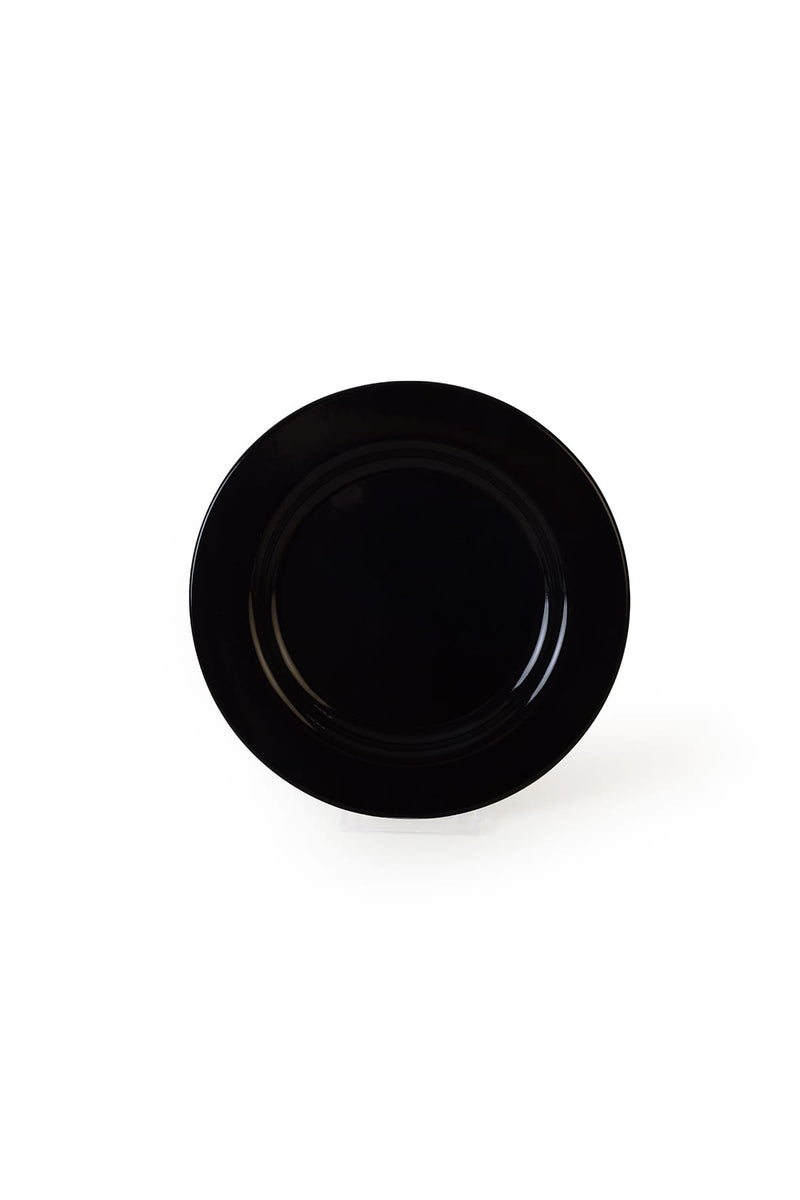Siyah Assos Pasta Tabağı 22 Cm - Seti 6 Tabak