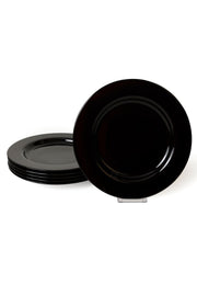 Siyah Assos Servis Tabağı 28 Cm 6 Adet 650 Bonvagon