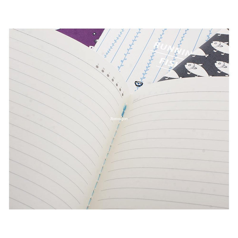 Siyah Balıklı A5 Defter Bonvagon