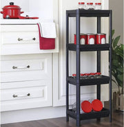 Siyah Dört Raflı Düzenleyici Bonvagon