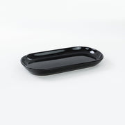 Siyah Noyan Kayık Tabak 2 Adet 28cm Bonvagon