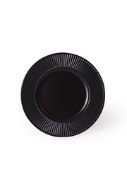 Siyah Pasta Tabağı 22 Cm - Mat Myra 6 Adet
