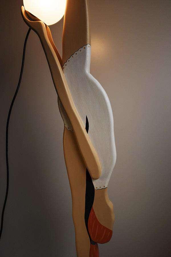 Skitso Anya White Balerin 175cm Lambader Aydınlatma Bonvagon