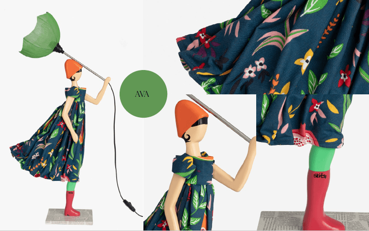 Skitso Ava 85cm Abajur Aydınlatma Masa Lambası Bonvagon