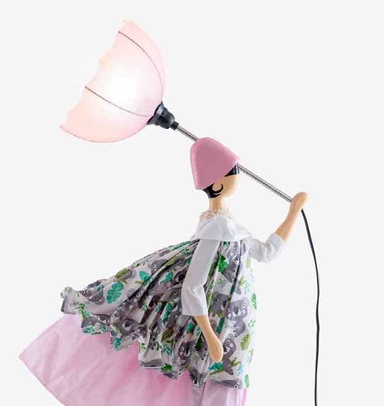 Skitso Buga 85cm Abajur Aydınlatma Masa Lambası Bonvagon