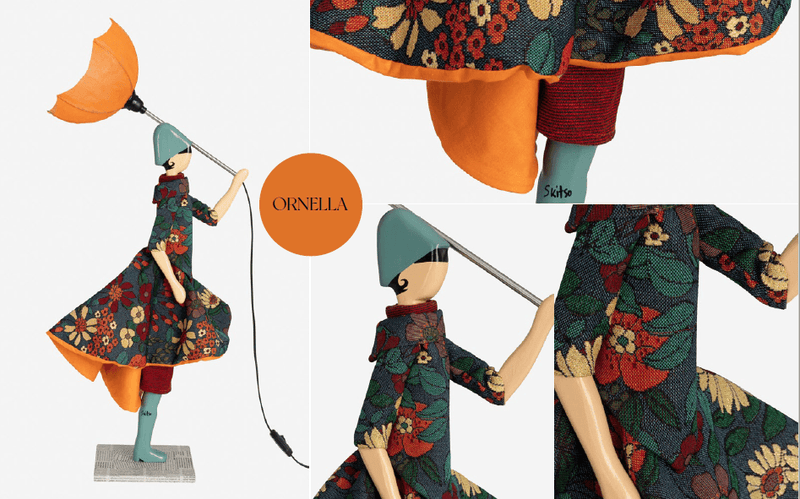 Skitso Ornella 85cm Abajur Aydınlatma Masa Lambası Bonvagon