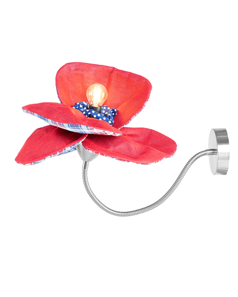 Skitso Red Checked Aplik Aydınlatma Bonvagon