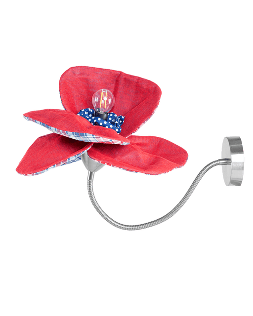 Skitso Red Checked Aplik Aydınlatma Bonvagon