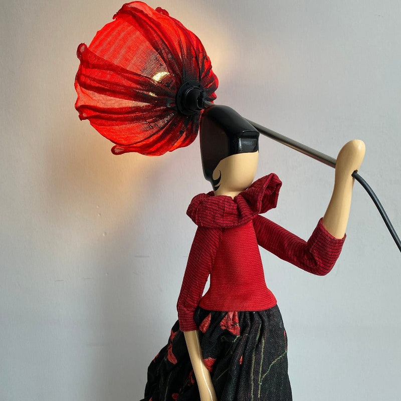 Skitso Rosa 85cm Abajur Aydınlatma Masa Lambası Bonvagon