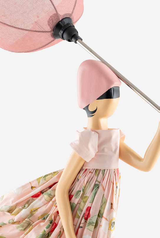 Skitso Roula 85cm Abajur Aydınlatma Masa Lambası Bonvagon