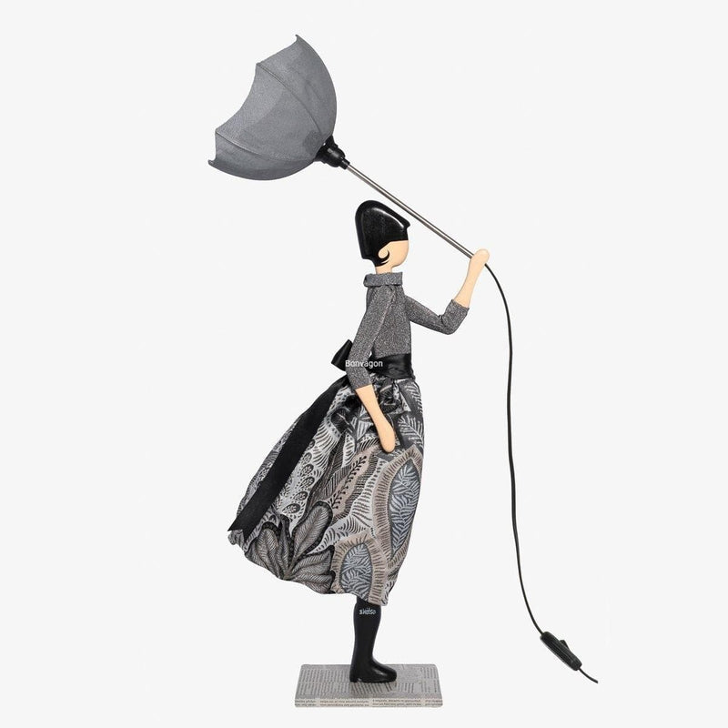 Skitso Saron 85cm Abajur Aydınlatma Masa Lambası Bonvagon